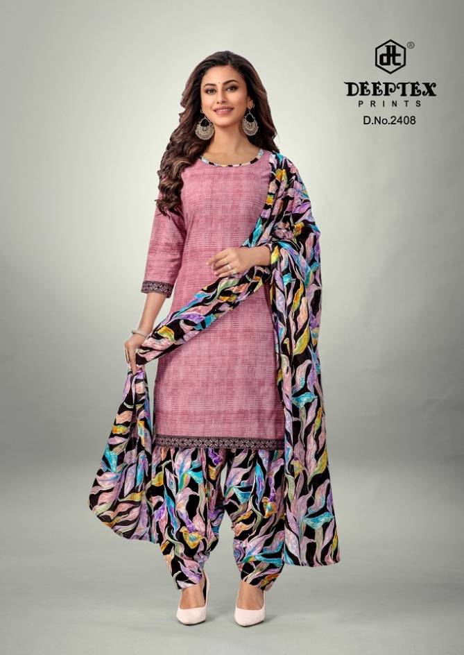 Pichkari Vol 24 By Deeptex Heavy Printed Cotton Dress Material Wholesale Market In Surat